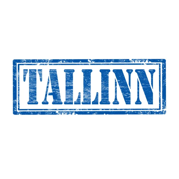 Tallinn-stämpel — Stock vektor