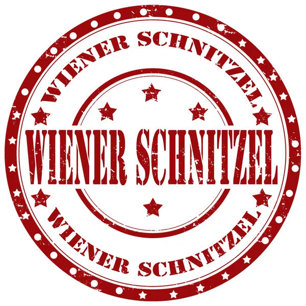 Wiener Schnitzelmarke — Stockvektor