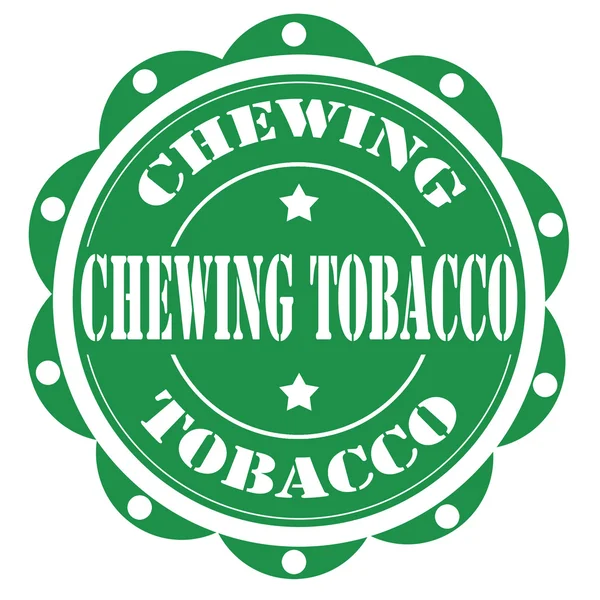 Chewing Tobacco-label — Stock Vector