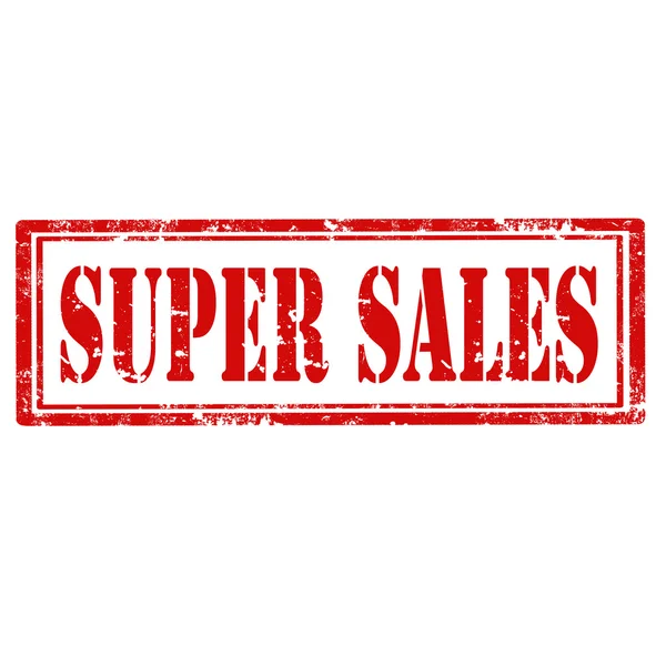 Super verkoop-stempel — Stockvector