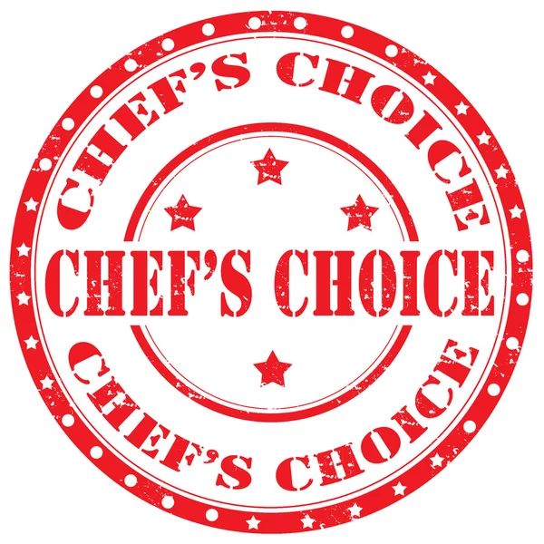 Chef's choice-bélyegző — Stock Vector