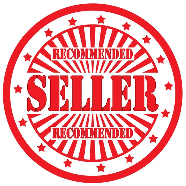 Rótulo do vendedor — Vetor de Stock