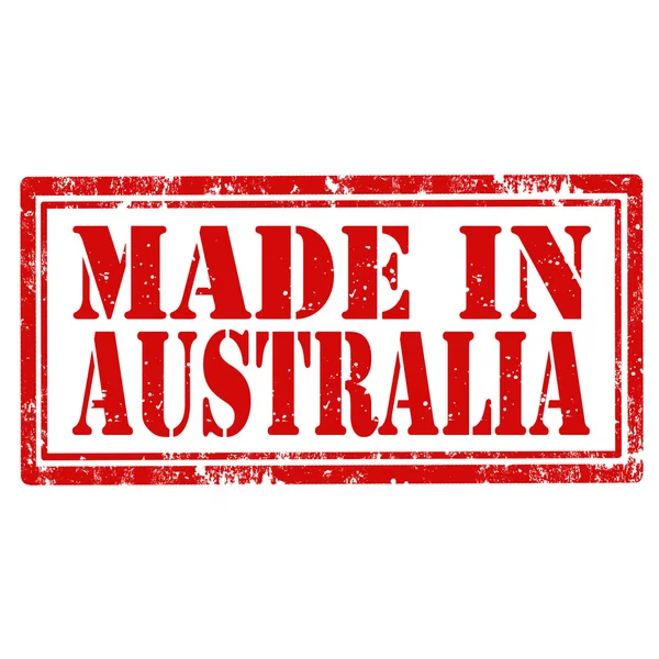Fabriqué en Australie-timbre — Image vectorielle