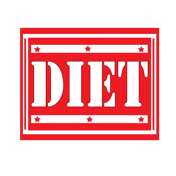 Dieta štítek — Stockový vektor