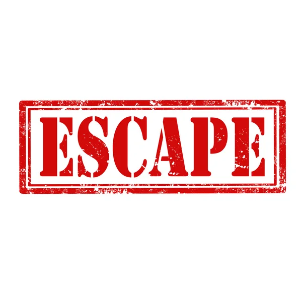 Escape-stämpel — Stock vektor