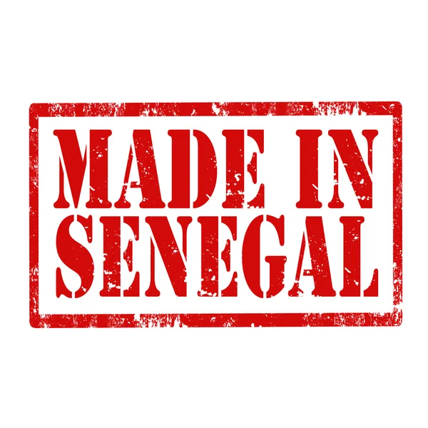 W Senegalu pieczęć — Wektor stockowy