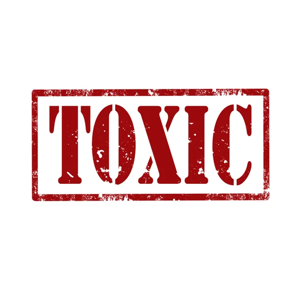 Toxic-stamp — Stock Vector