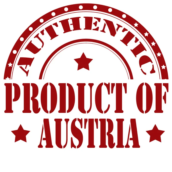 Producto de Austria-sello — Vector de stock