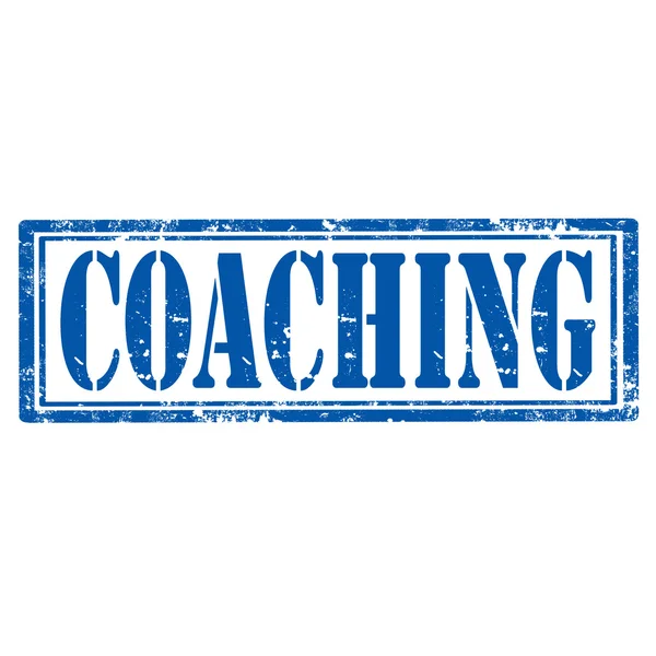 Coaching-stämpel — Stock vektor