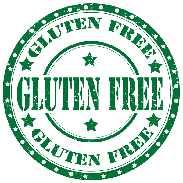 Gluten free-stempel — Stockvector