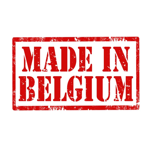 Hecho en Bélgica-sello — Vector de stock