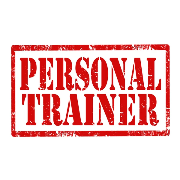 Timbro del personal trainer — Vettoriale Stock