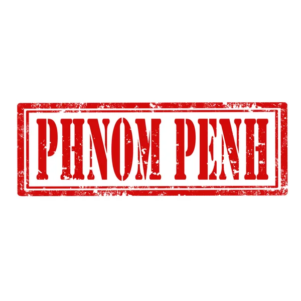 Phnom Penh-stamp — Stock Vector