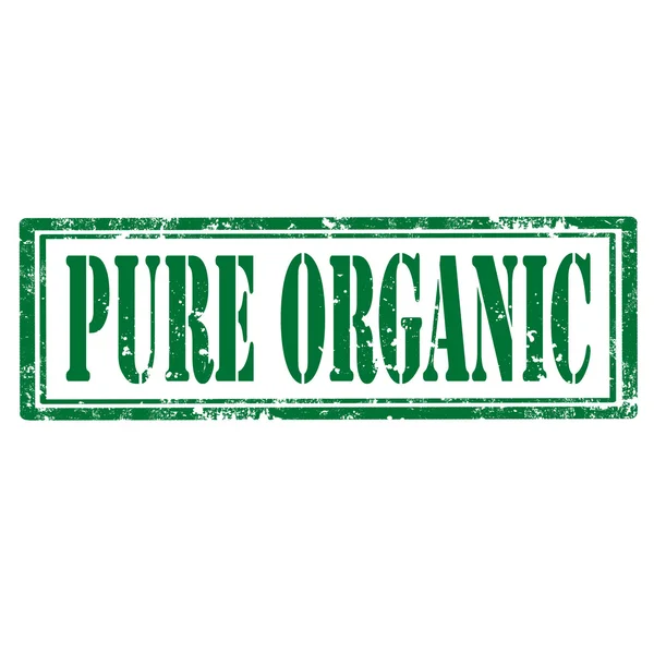 Pure Organic-stamp — Stock Vector