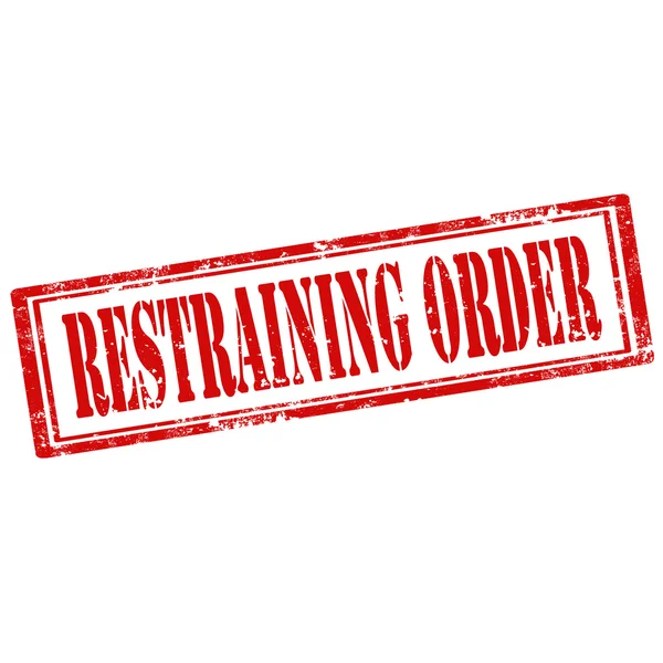 Restraining Order-stamp — Stock Vector