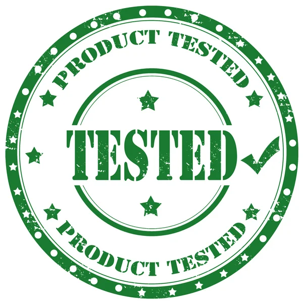 Tested-stamp — Stock Vector