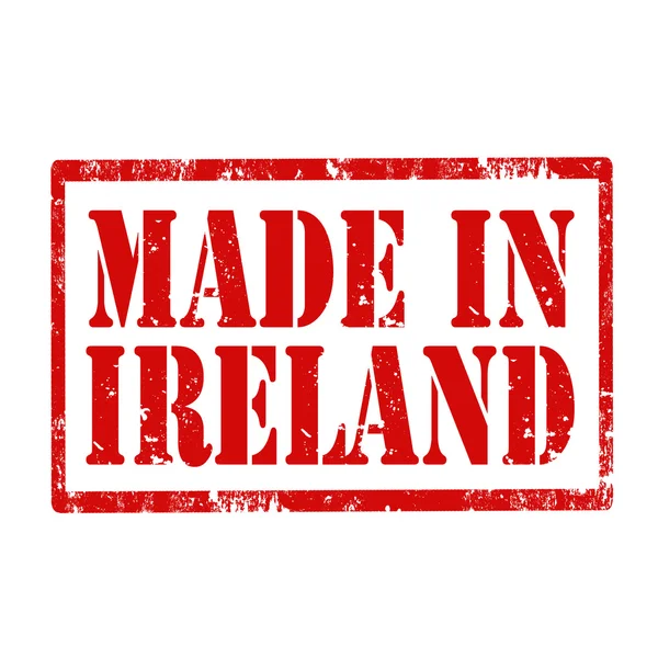 Feito na Irlanda-carimbo — Vetor de Stock