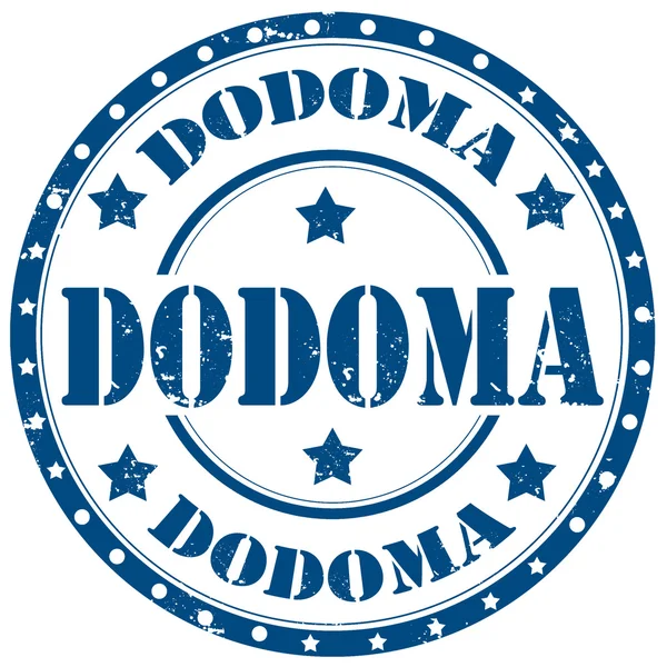 Dodoma-bélyeg — Stock Vector