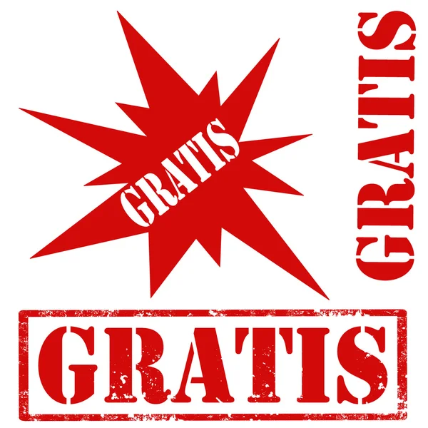 Gratis-sellos — Archivo Imágenes Vectoriales