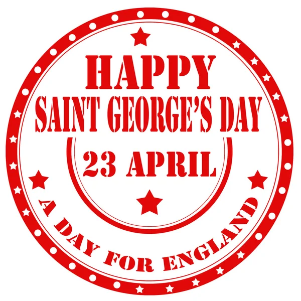 mutlu saint george's gün damgası