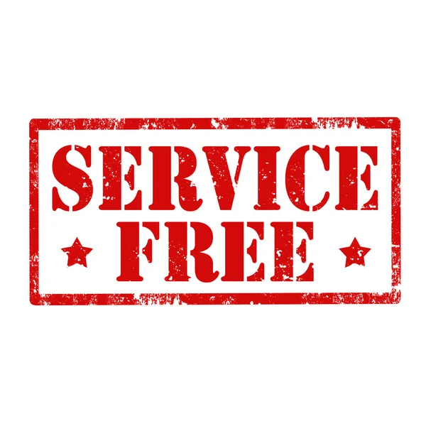 Service gratis-stempel — Stockvector