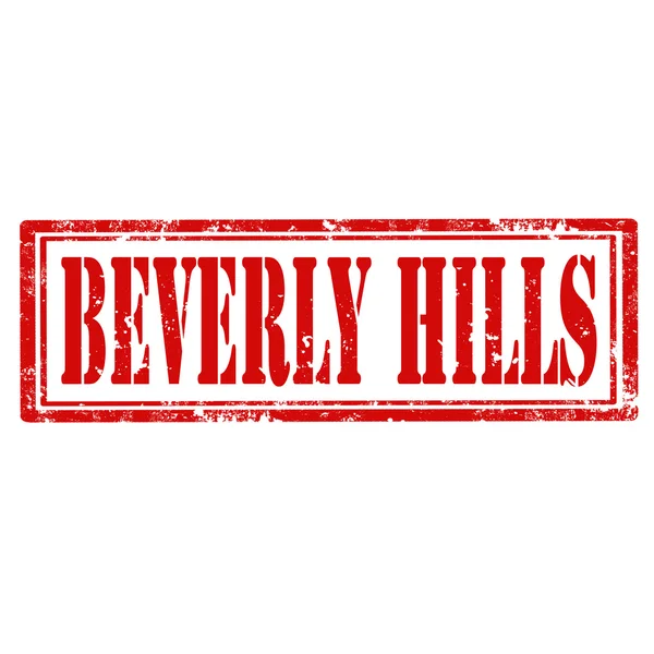 Timbre de Beverly Hills — Image vectorielle