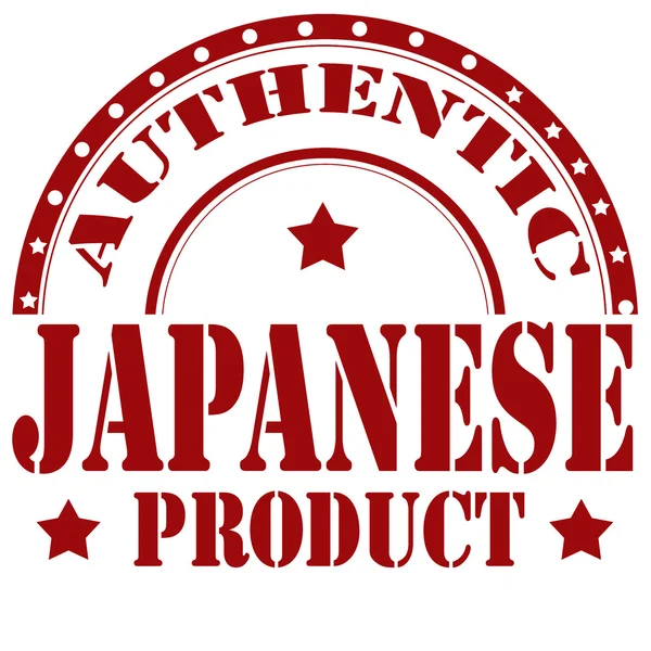 Carimbo de produto japonês — Vetor de Stock