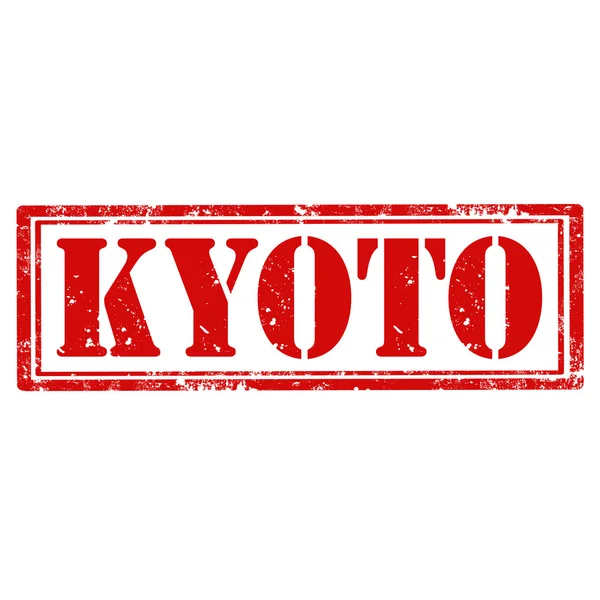 Timbro di Kyoto — Vettoriale Stock