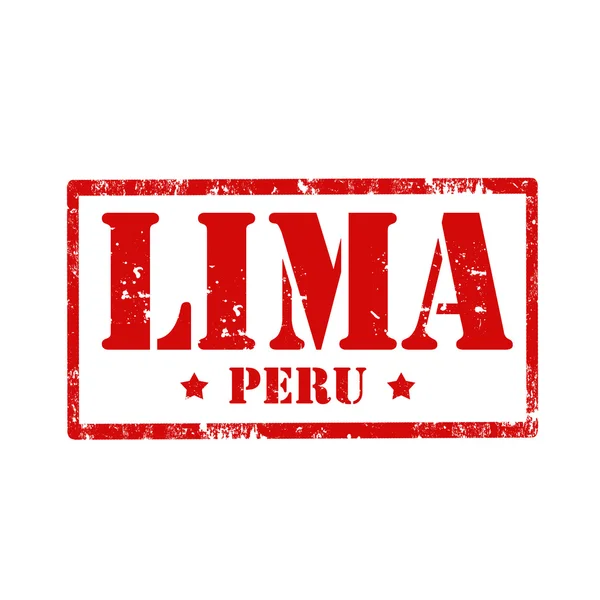 Lima-stamp — Stock Vector