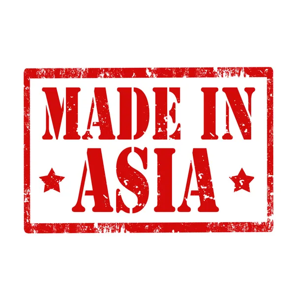 Made in Asia-Stempel — Stockvektor