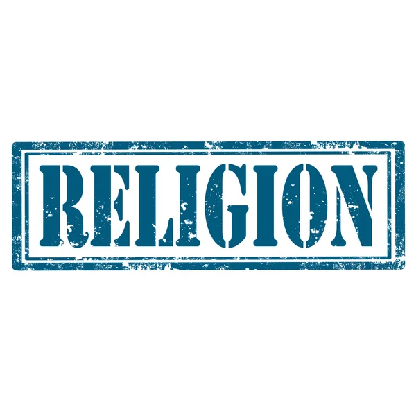 Náboženství razítko — Stockový vektor