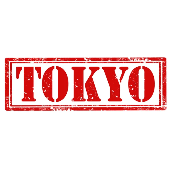 Timbro di Tokyo — Vettoriale Stock