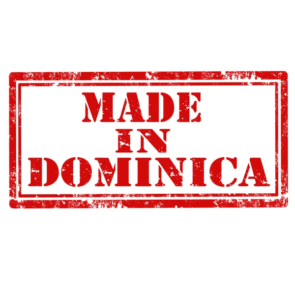V Dominice razítko — Stockový vektor