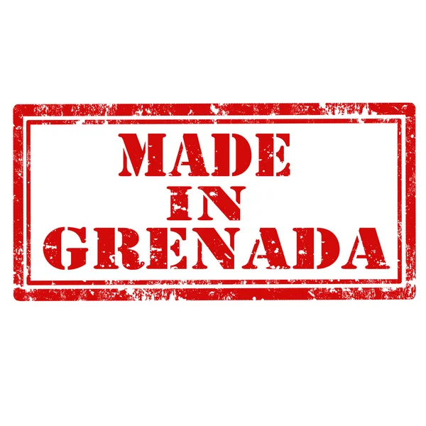 Fabriqué à Grenade-timbre — Image vectorielle