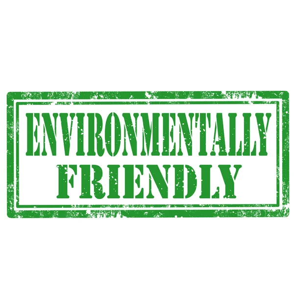 Środowiskowo przyjacielski pieczęć — Wektor stockowy
