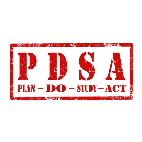 PDSA-stempel — Stockvector