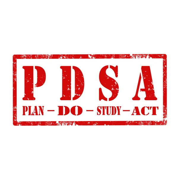 Pdsa-Stempel — Stockvektor