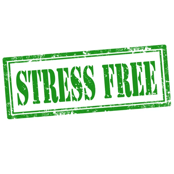 Stampel-bebas stres - Stok Vektor