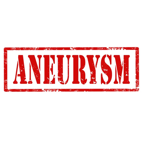 Aneurysm-stamp — Stock Vector