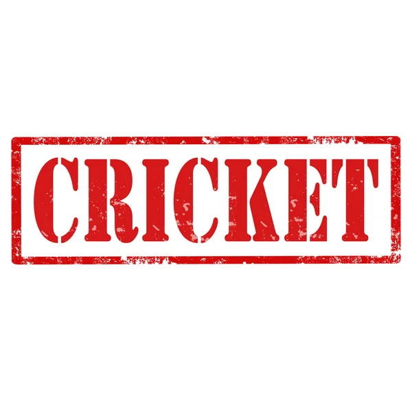 Cricket-stamp — Stock Vector