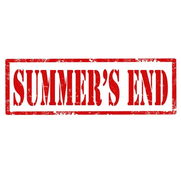 Timbre de fin d'été — Image vectorielle