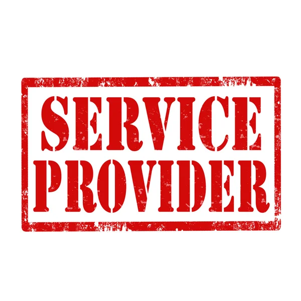 Service provider-stempel — Stockvector