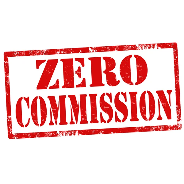Zero timbro della Commissione — Vettoriale Stock