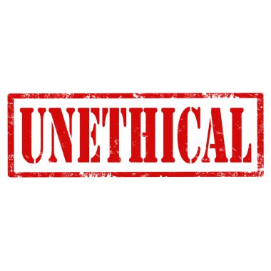 etik olmayan damga
