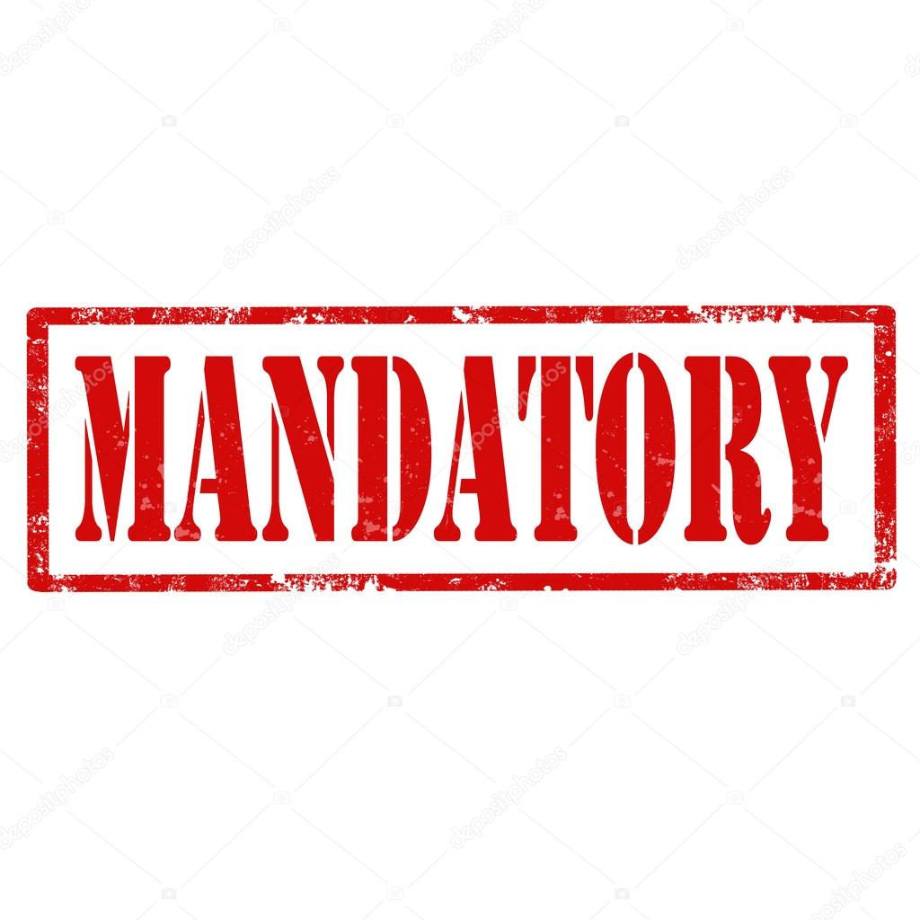 Mandatory-stamp
