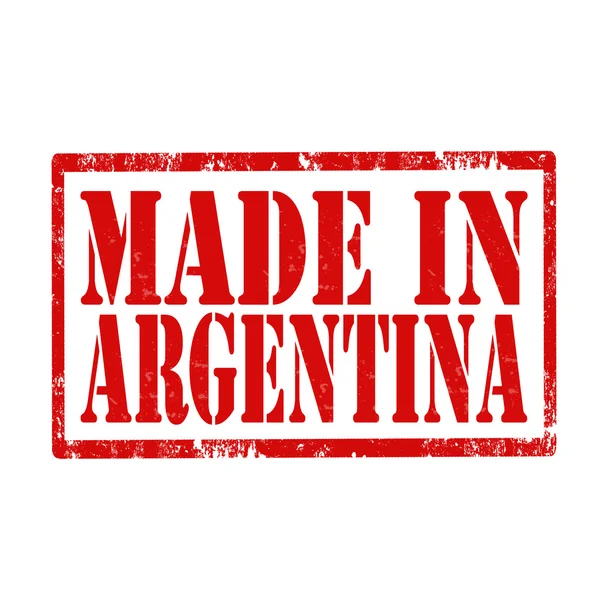 Fabriqué en Argentine-timbre — Image vectorielle