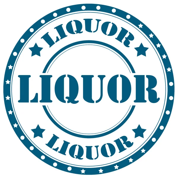 Liquor-stamp — Stock Vector