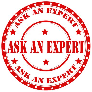 bir uzman damgası sor