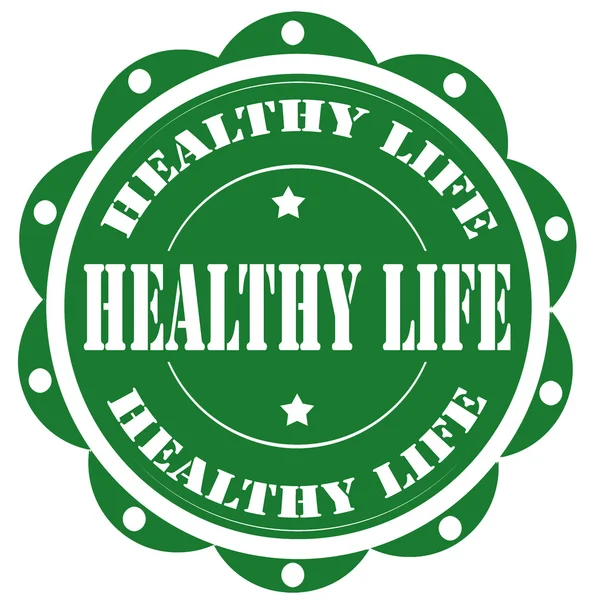 Healthy Life-label — Stock Vector