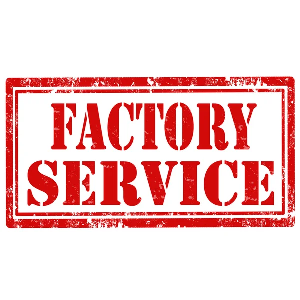 Fabriek service-stempel — Stockvector